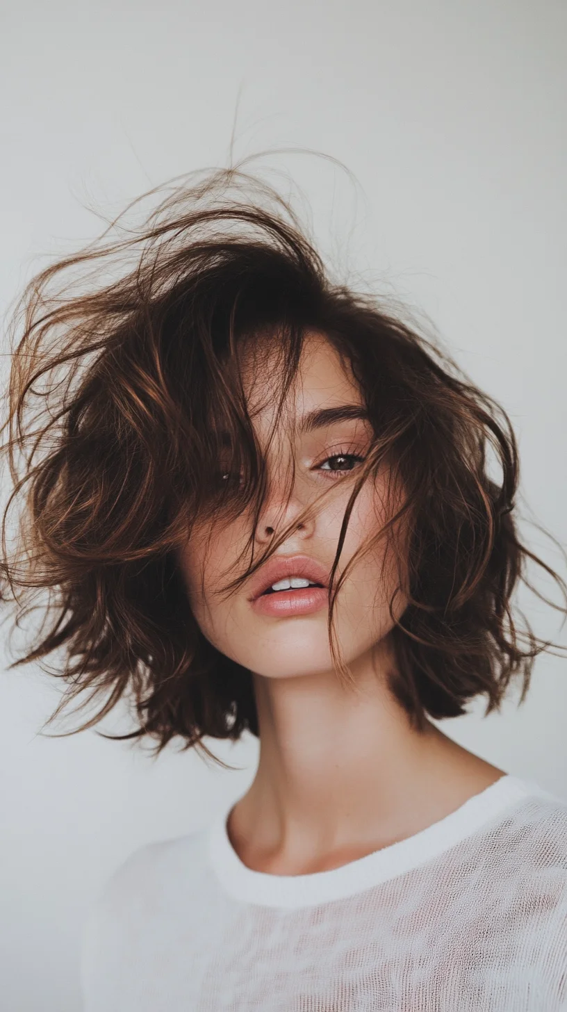 Effortless Elegance: The Windblown Bob