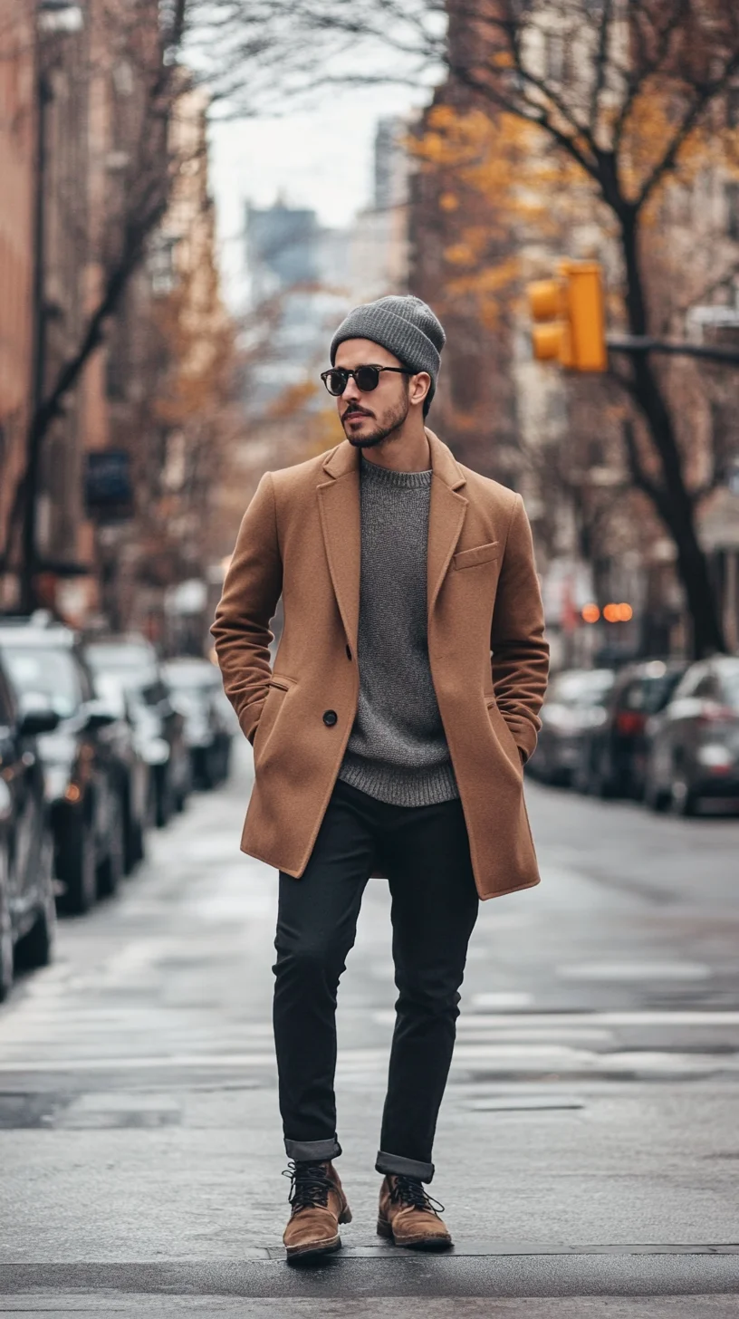 Effortless Urban Chic: Mastering Layered Style with a Classic Touch