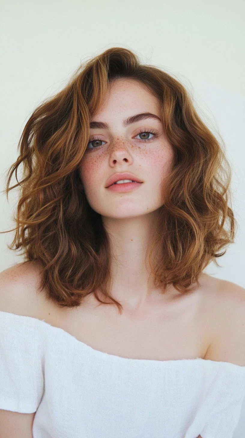 Effortless Waves: The Perfect Medium-Length Hairstyle for All Occasions