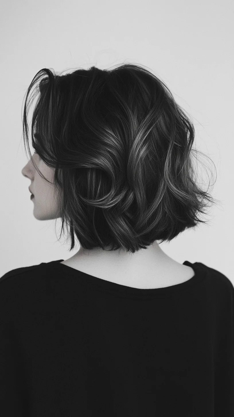 Effortless Waves: The Perfect Messy Bob for Every Occasion