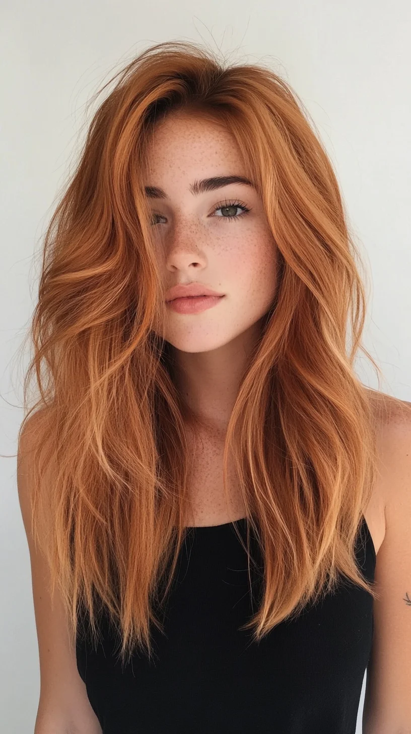 Effortless Waves: The Perfect Tousled Mane for a Lively Look