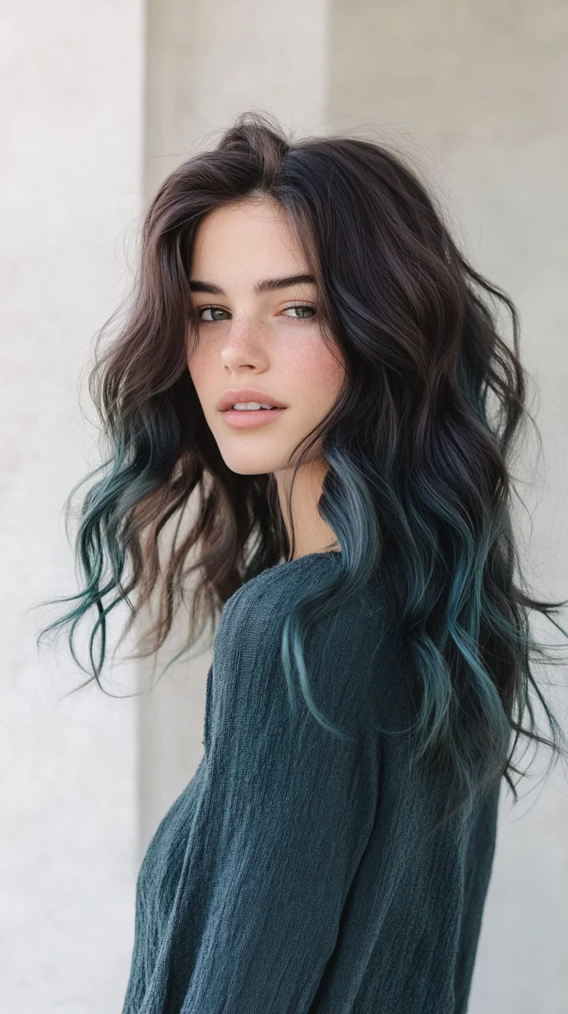 Effortless Waves with a Splash of Color: The Perfect Beachy Look