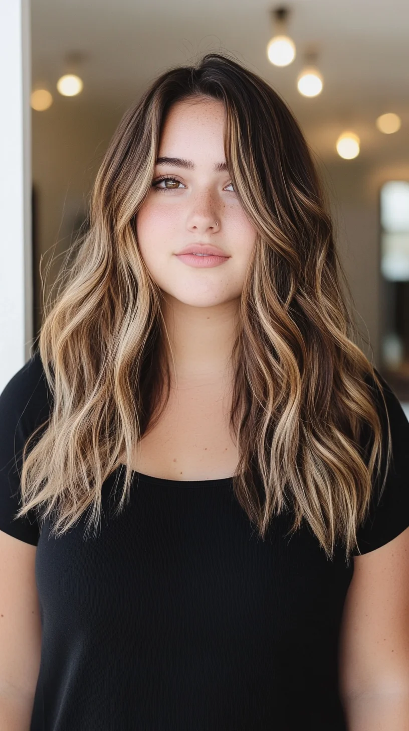 Effortless Waves with Sun-Kissed Highlights