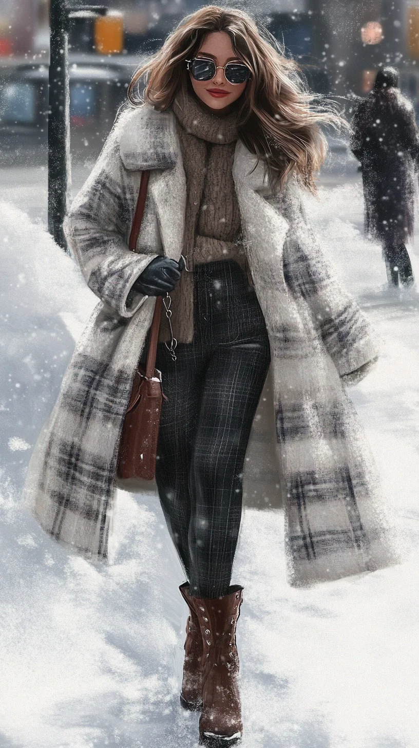 Effortless Winter Chic: Cozy Layers, Bold Patterns, and Trendy Accessories