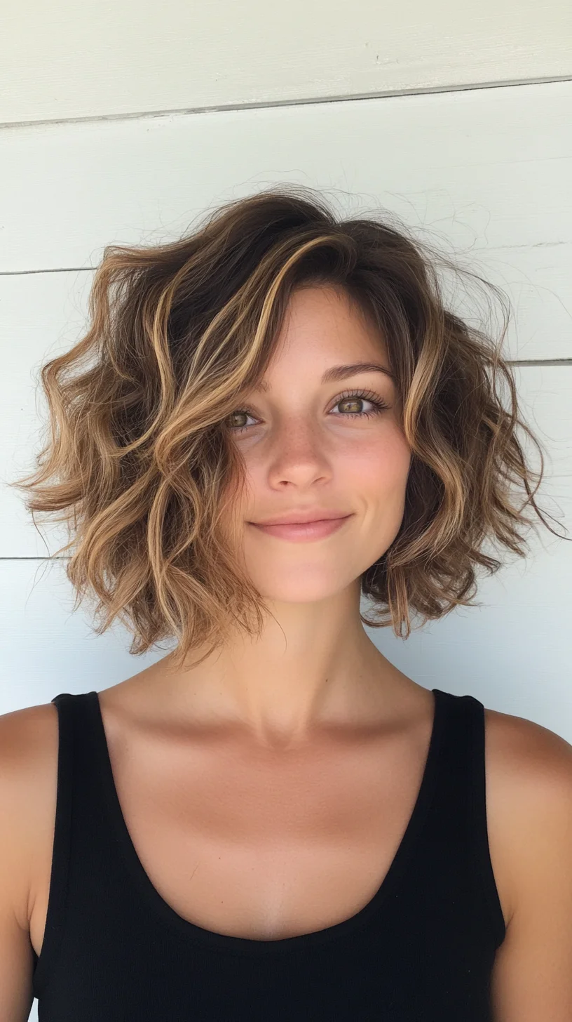 Effortlessly Chic Beachy Bob: A Perfect Blend of Texture and Style