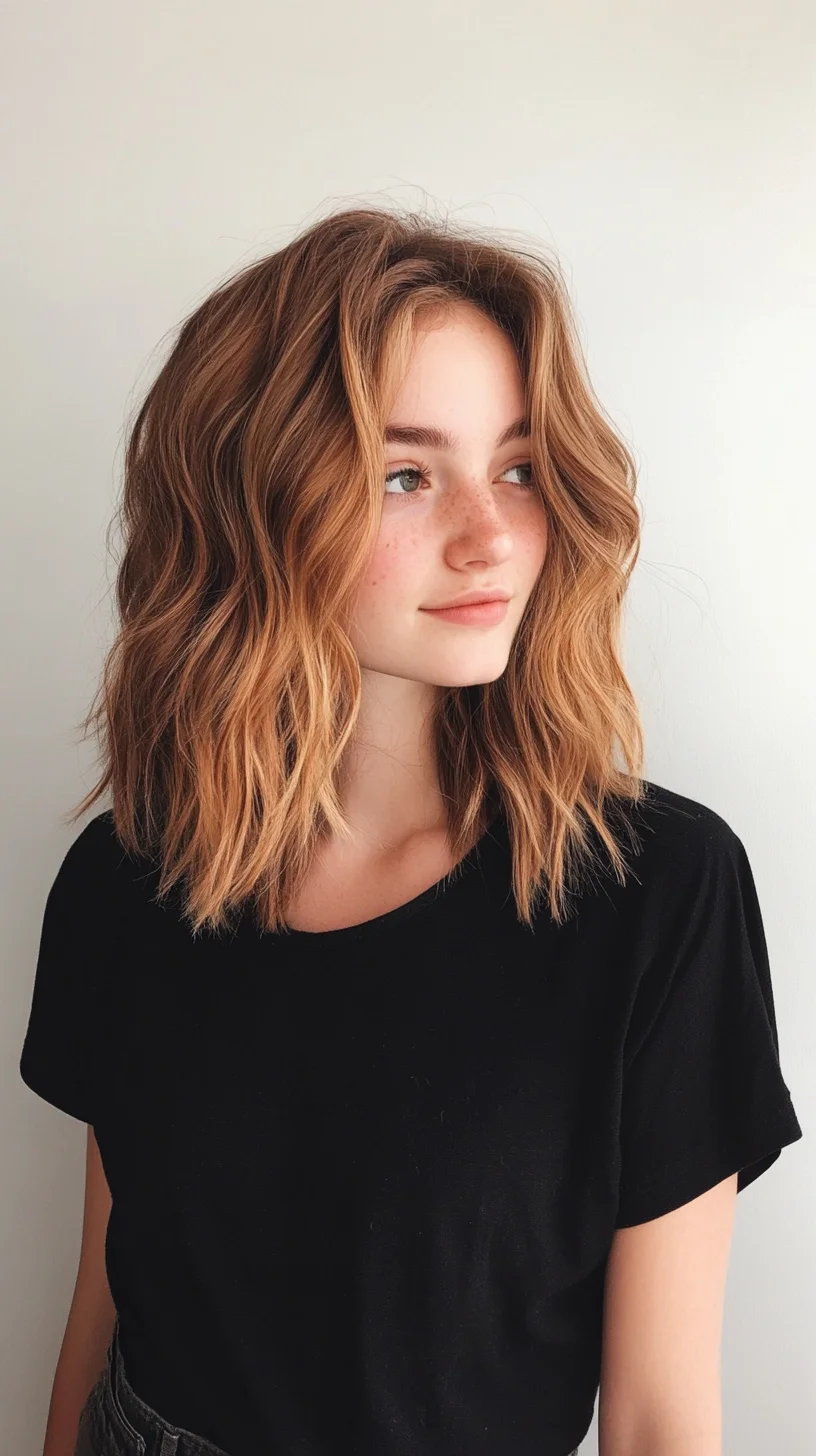 Effortlessly Chic Beachy Waves: A Perfect Blend of Casual and Glam