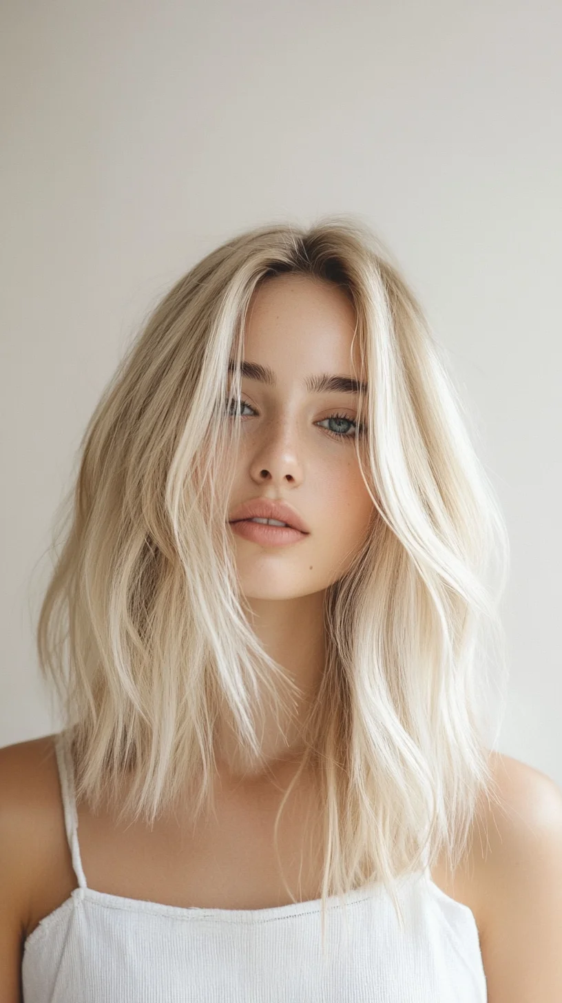 Effortlessly Chic Beachy Waves: The Perfect Modern Lob