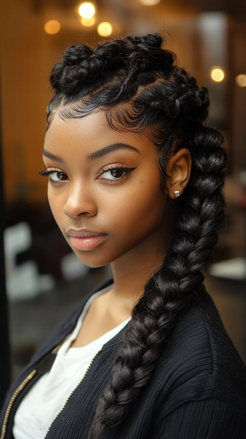 Effortlessly Chic: Braided Updo that Elevates Any Look