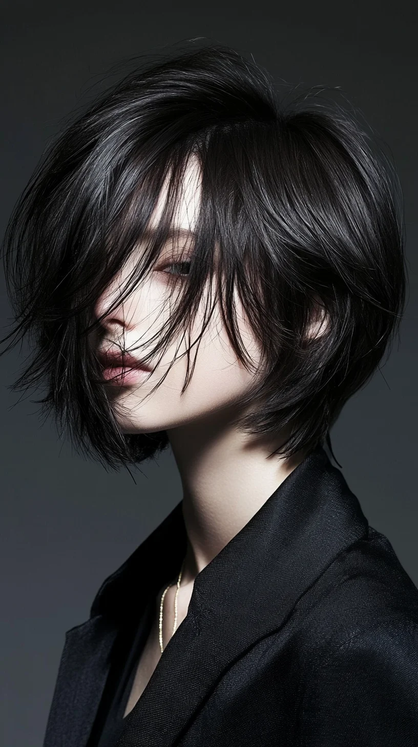 Effortlessly Chic Choppy Bob: A Bold Statement for Modern Styles