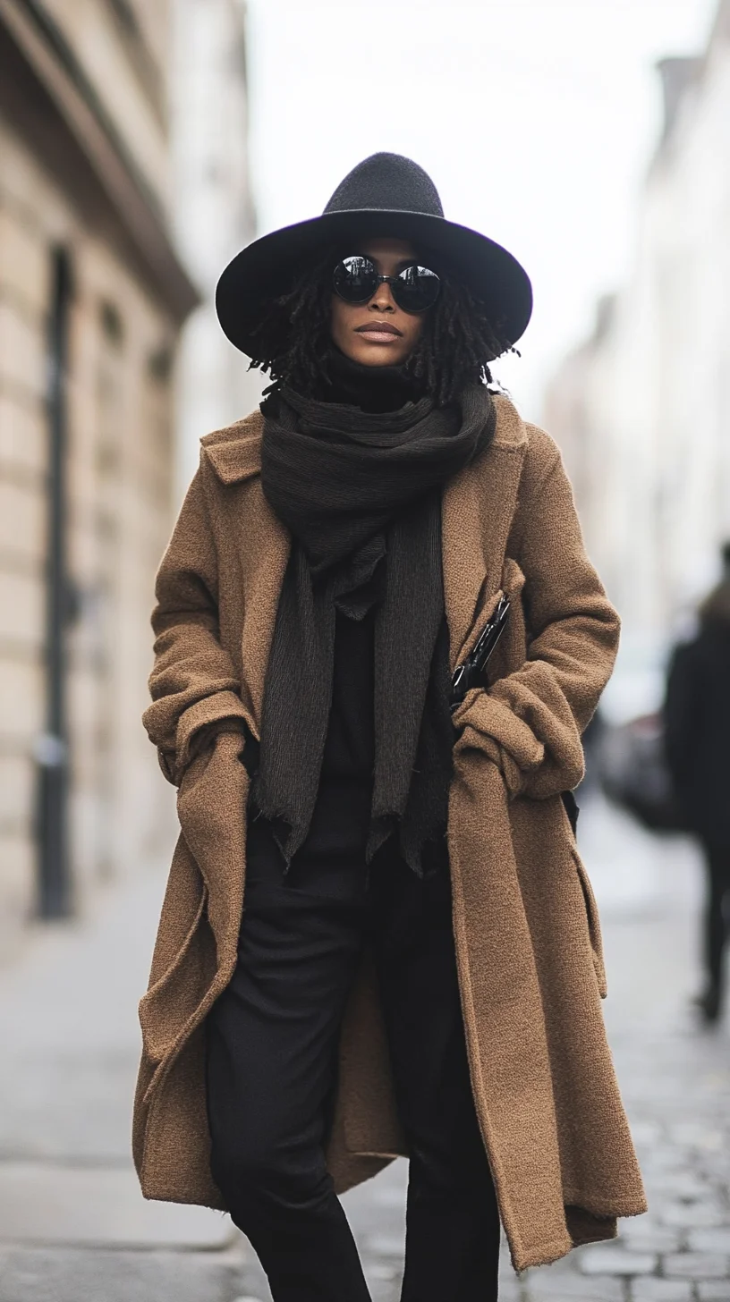 Effortlessly Chic: Elevate Your Style with Cozy Layers and Bold Accessories