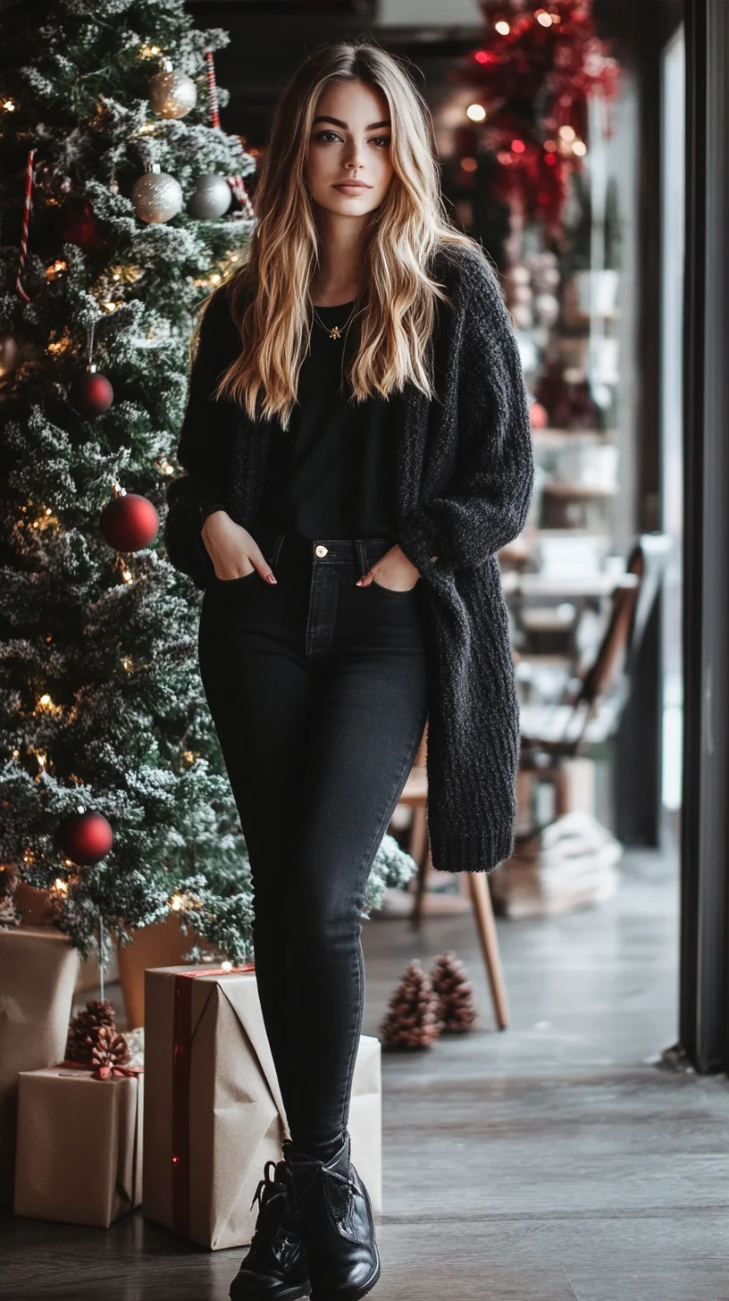 Effortlessly Chic: Embrace Cozy Layers with a Touch of Glam for the Holidays