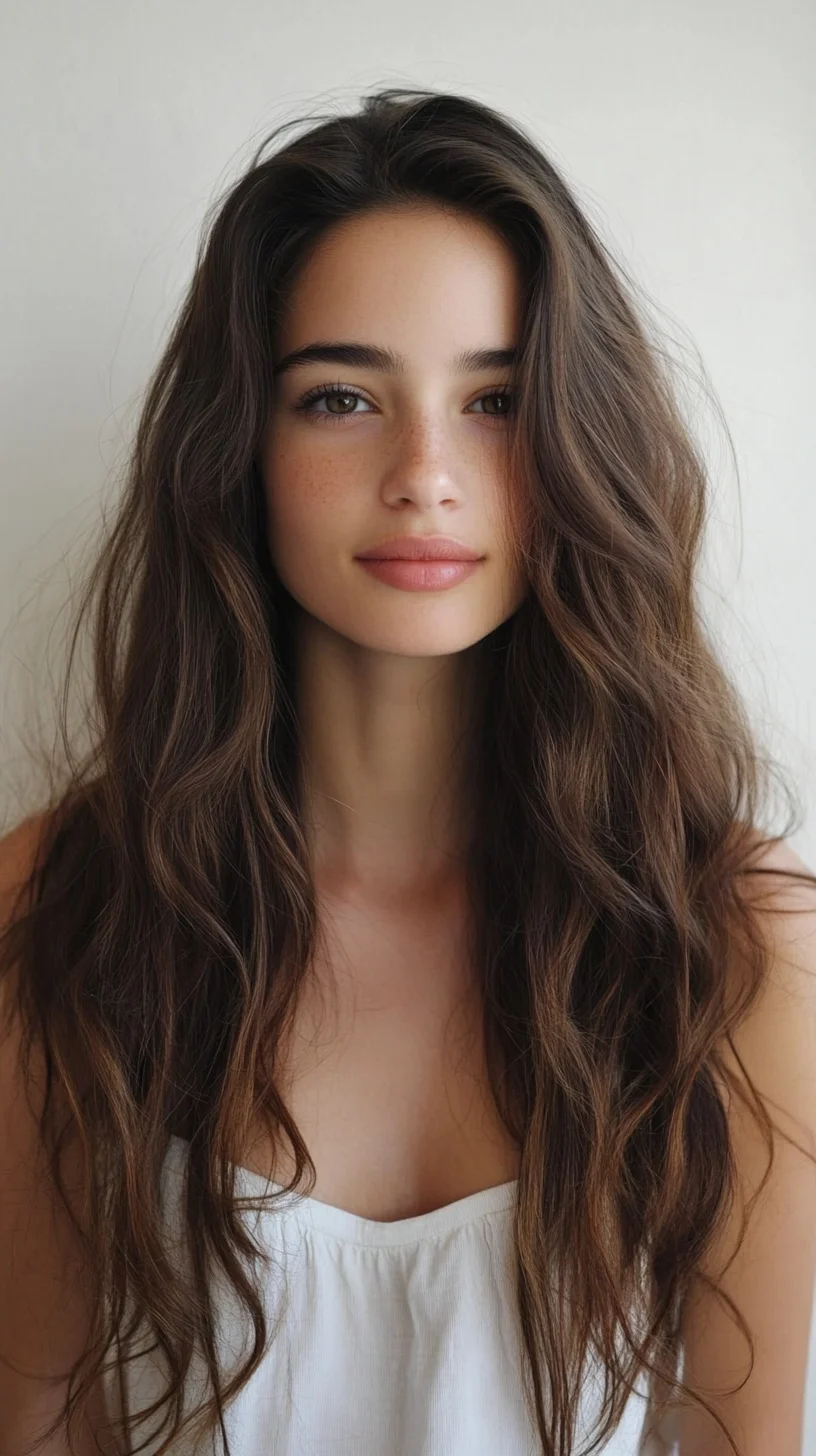 Effortlessly Chic: Embrace Natural Waves for a Timeless Look