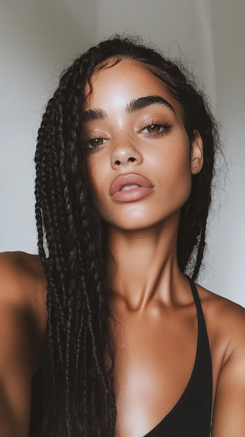 Effortlessly Chic: Embrace the Bohemian Vibe with Long, Loose Braids