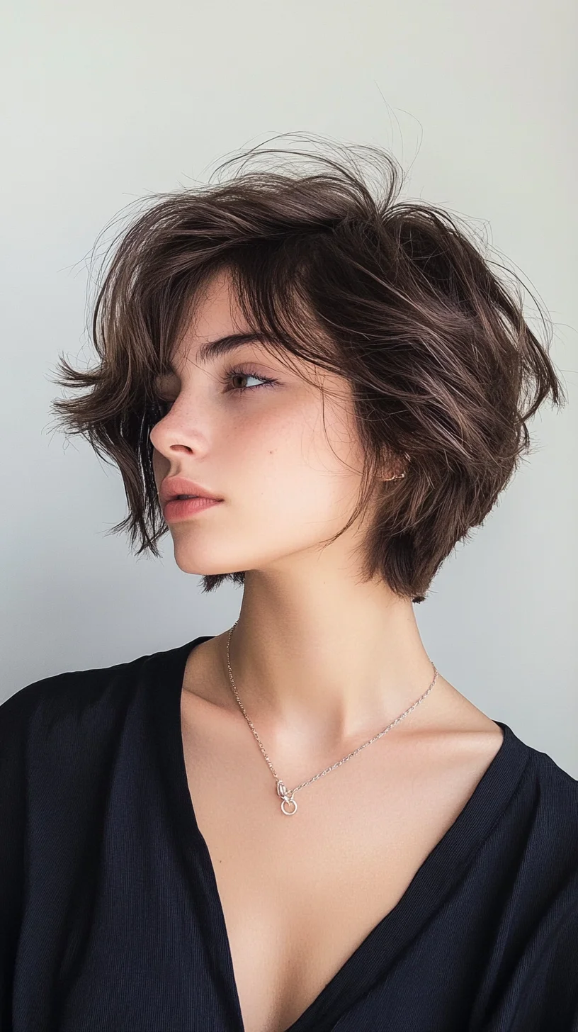 Effortlessly Chic: Embrace the Modern Textured Bob Hairstyle