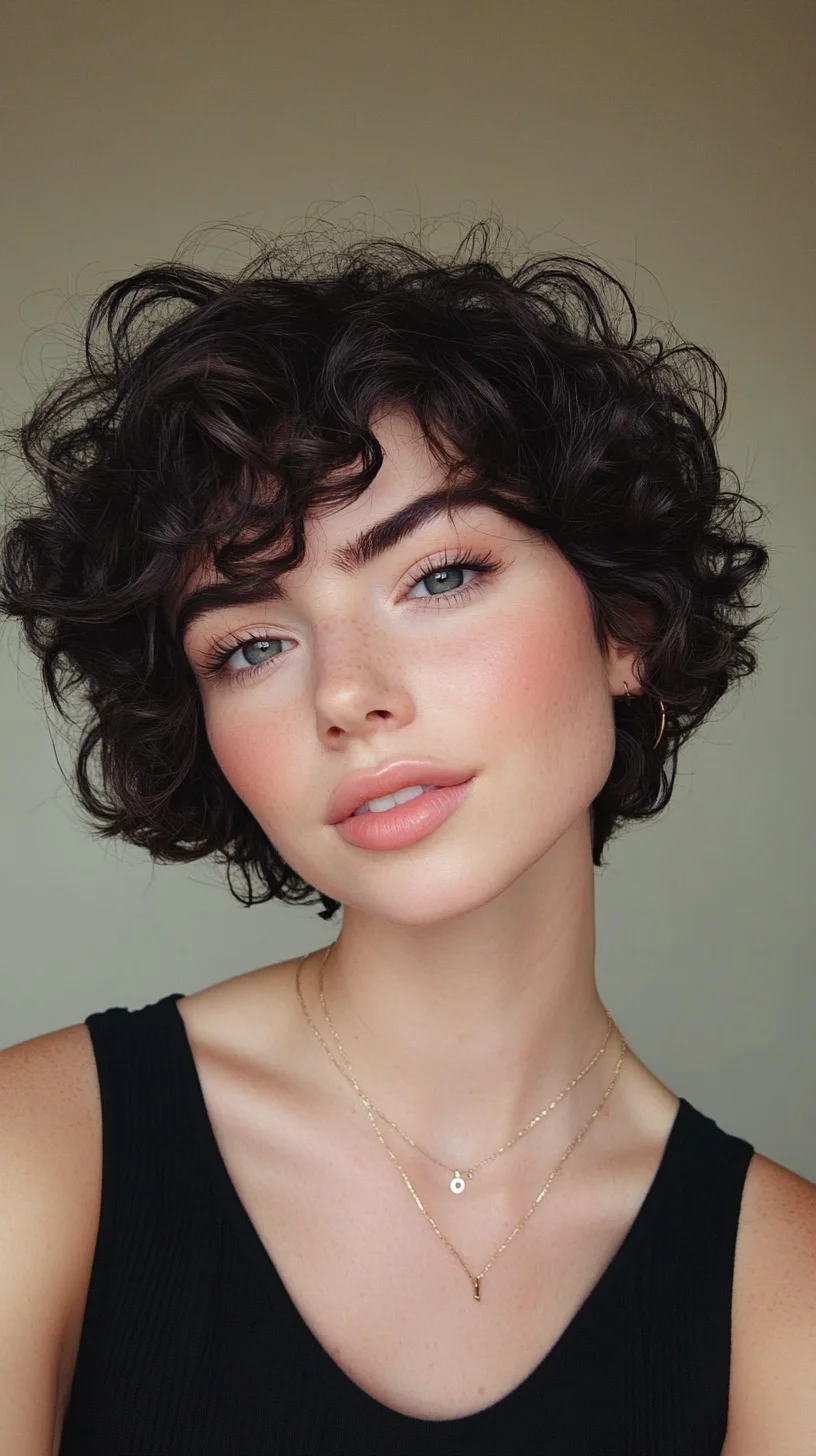 Effortlessly Chic: Embrace the Natural Curly Bob for a Fresh Look