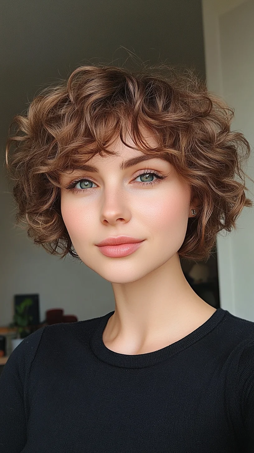 Effortlessly Chic: Embrace the Playful Elegance of Curly Bob Hairstyles