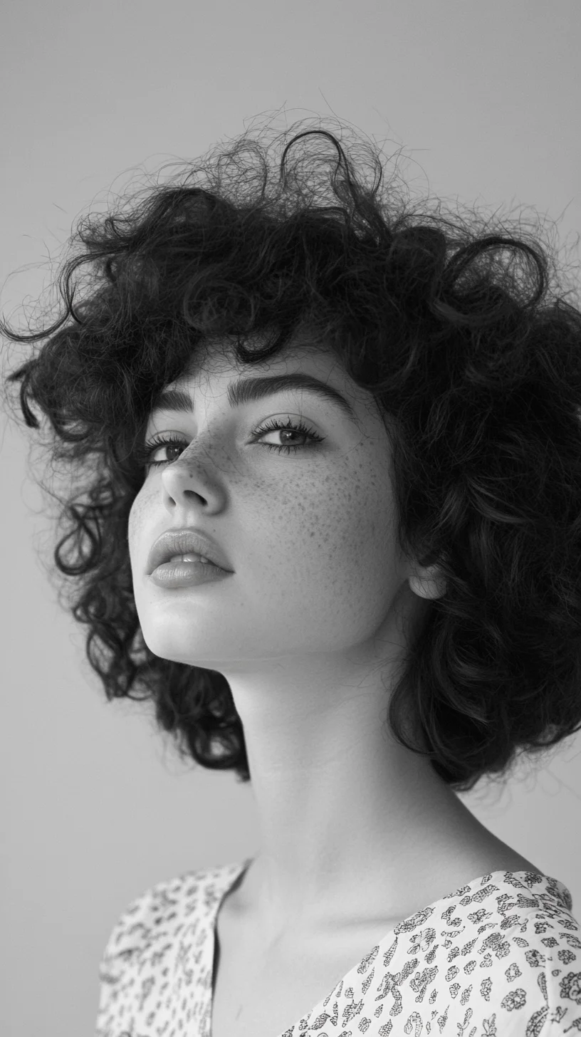 Effortlessly Chic: Embrace the Playful Volume of Curly Locks