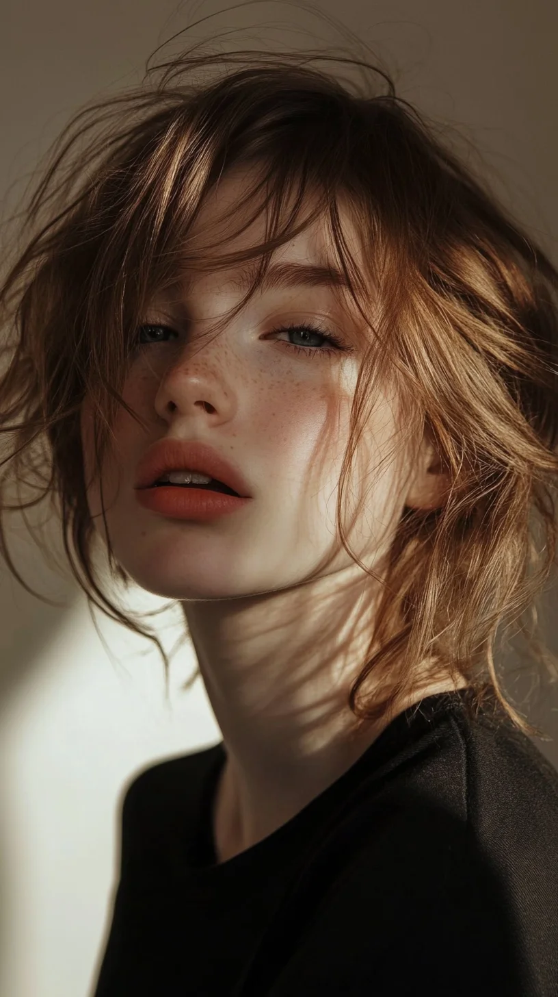 Effortlessly Chic: Embrace the tousled, textured bob for a modern look