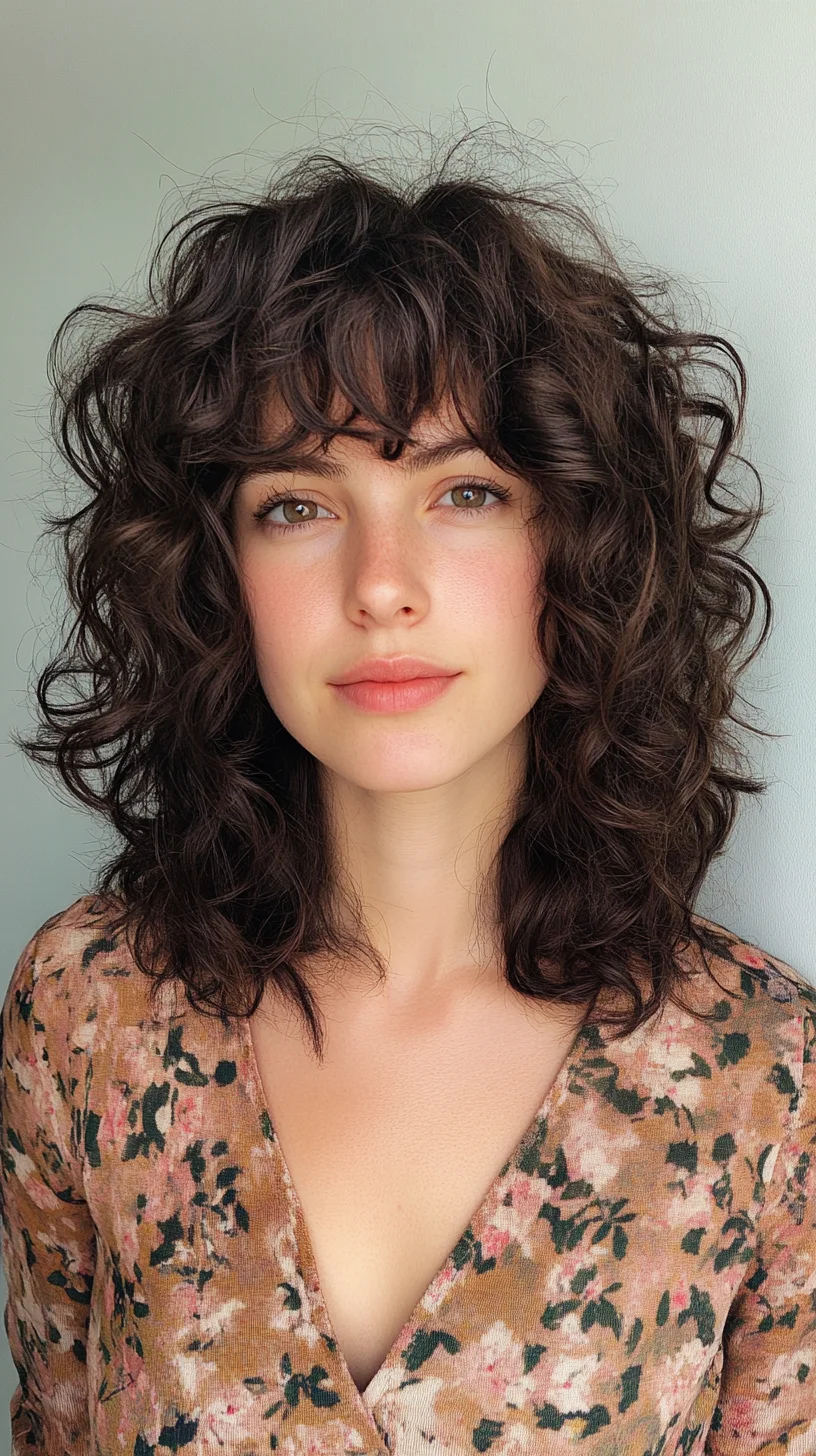 Effortlessly Chic: Embrace the Volume with Luscious Curly Layers