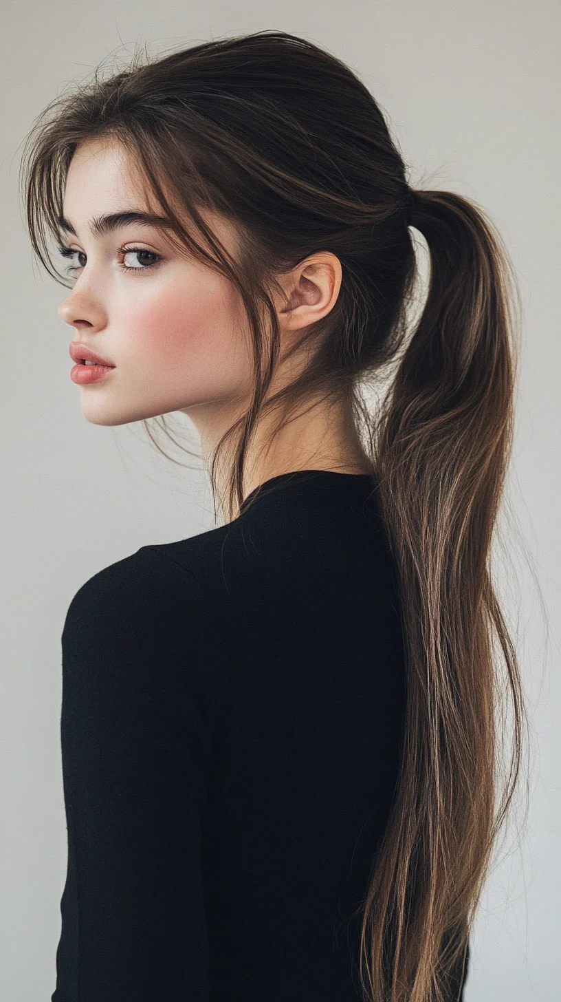 Effortlessly Chic High Ponytail: Elevate Your Everyday Look