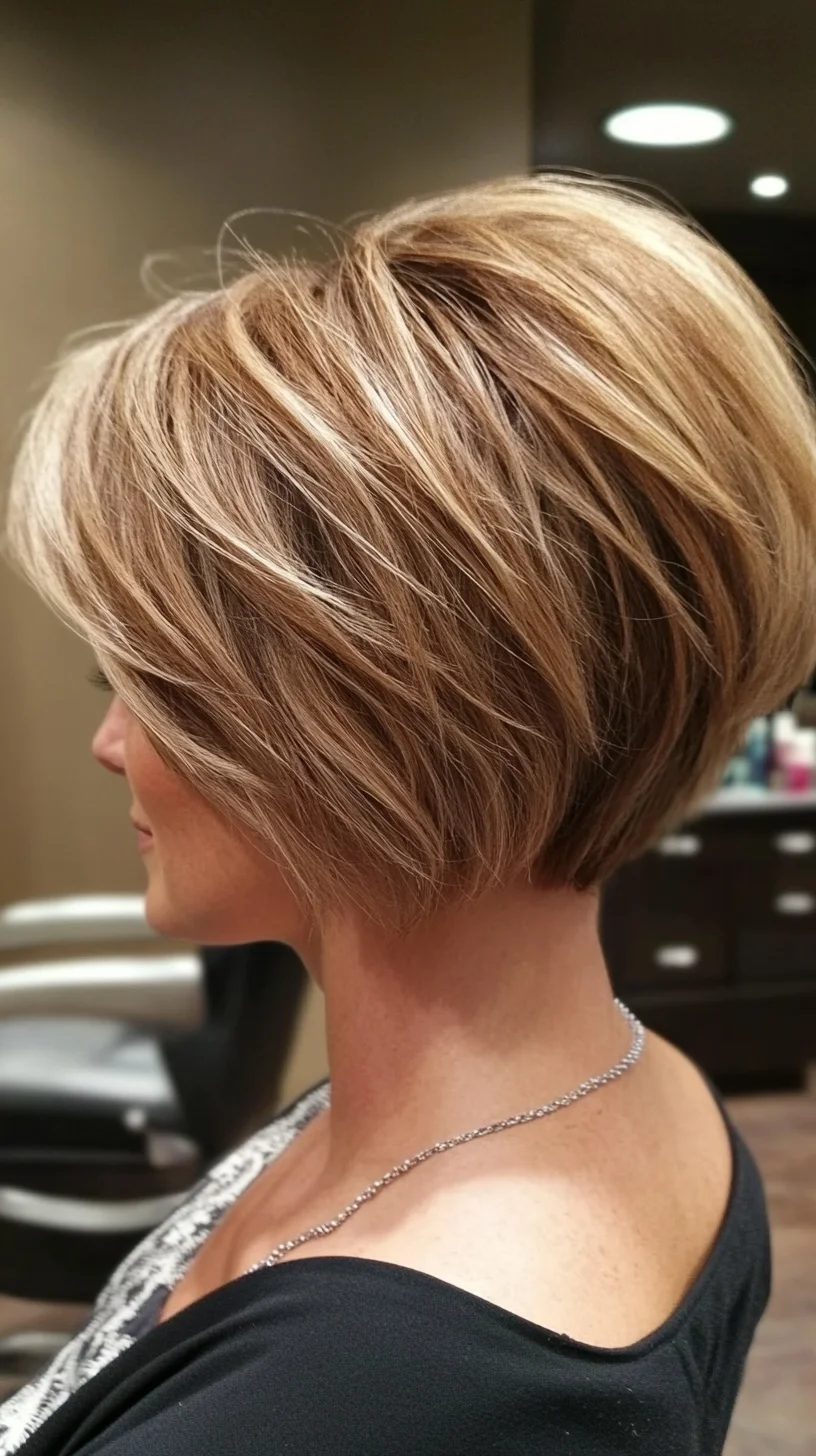 Effortlessly Chic Layered Bob: A Modern Twist on a Timeless Classic