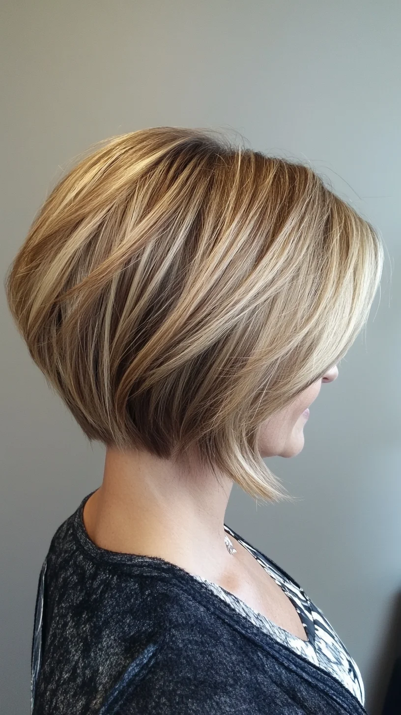 Effortlessly Chic Layered Bob: The Perfect Blend of Elegance and Modern Style