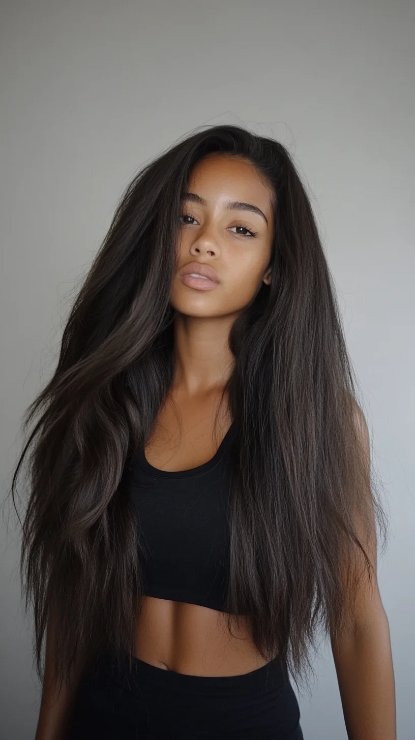 Effortlessly Chic: Long, Luxurious Waves for the Modern Muse