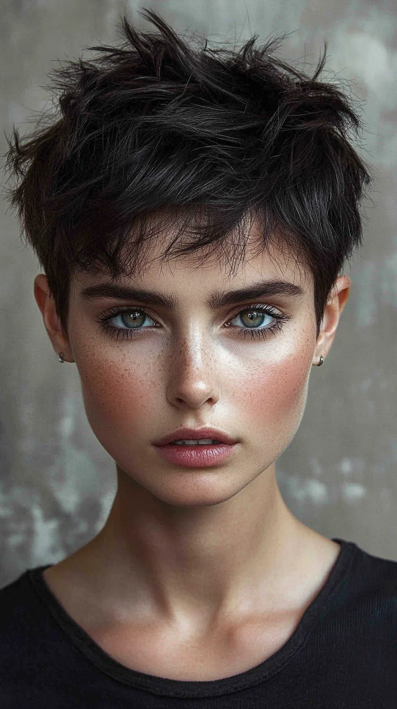 Effortlessly Chic Pixie Cut: A Bold Statement for Modern Elegance