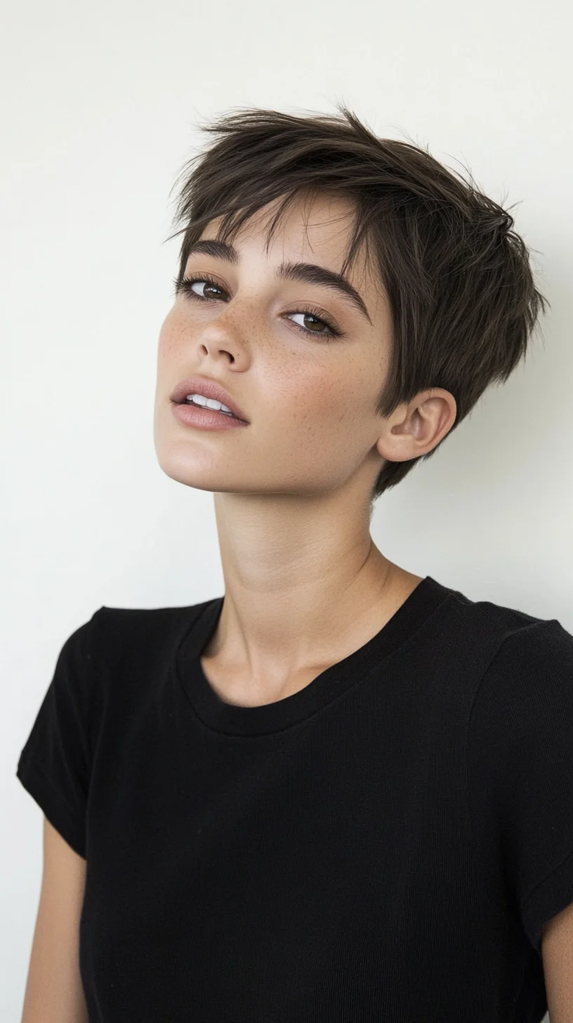 Effortlessly Chic Pixie Cut for a Modern Look