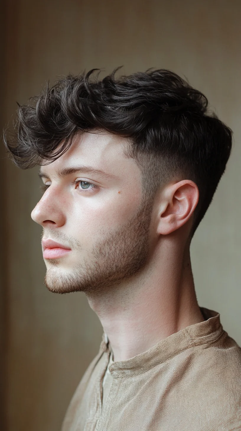 Effortlessly Chic Quiff: The Perfect Blend of Texture and Structure