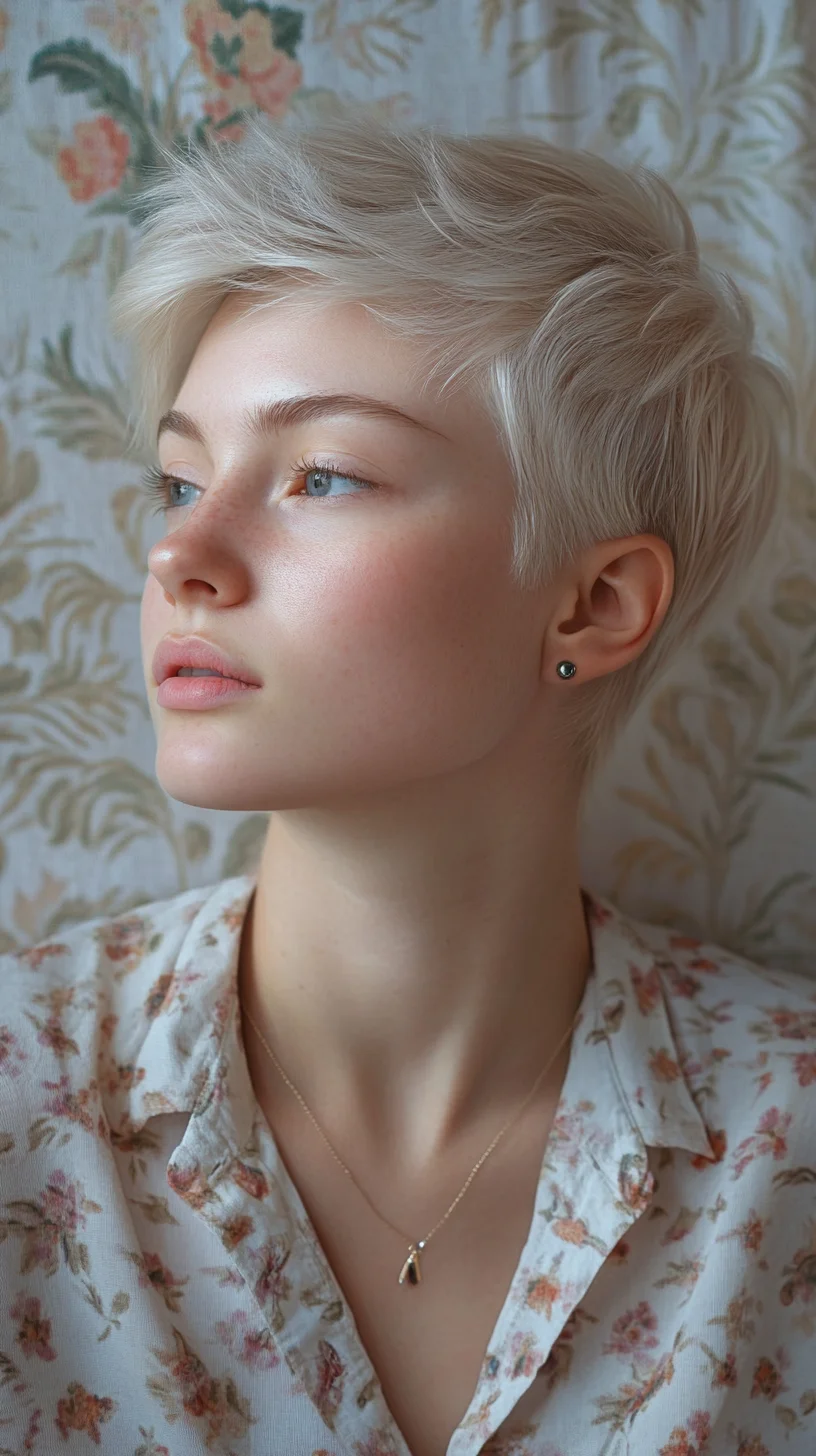 Effortlessly Chic Short Hair: The Modern Pixie with a Soft Edge