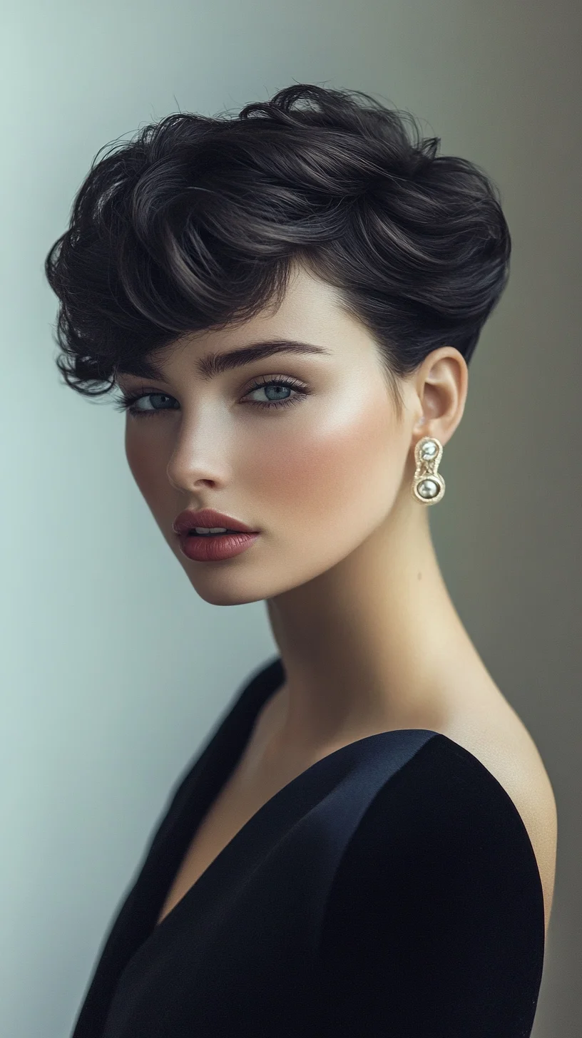 Effortlessly Chic Short Hairstyles with Volume and Texture