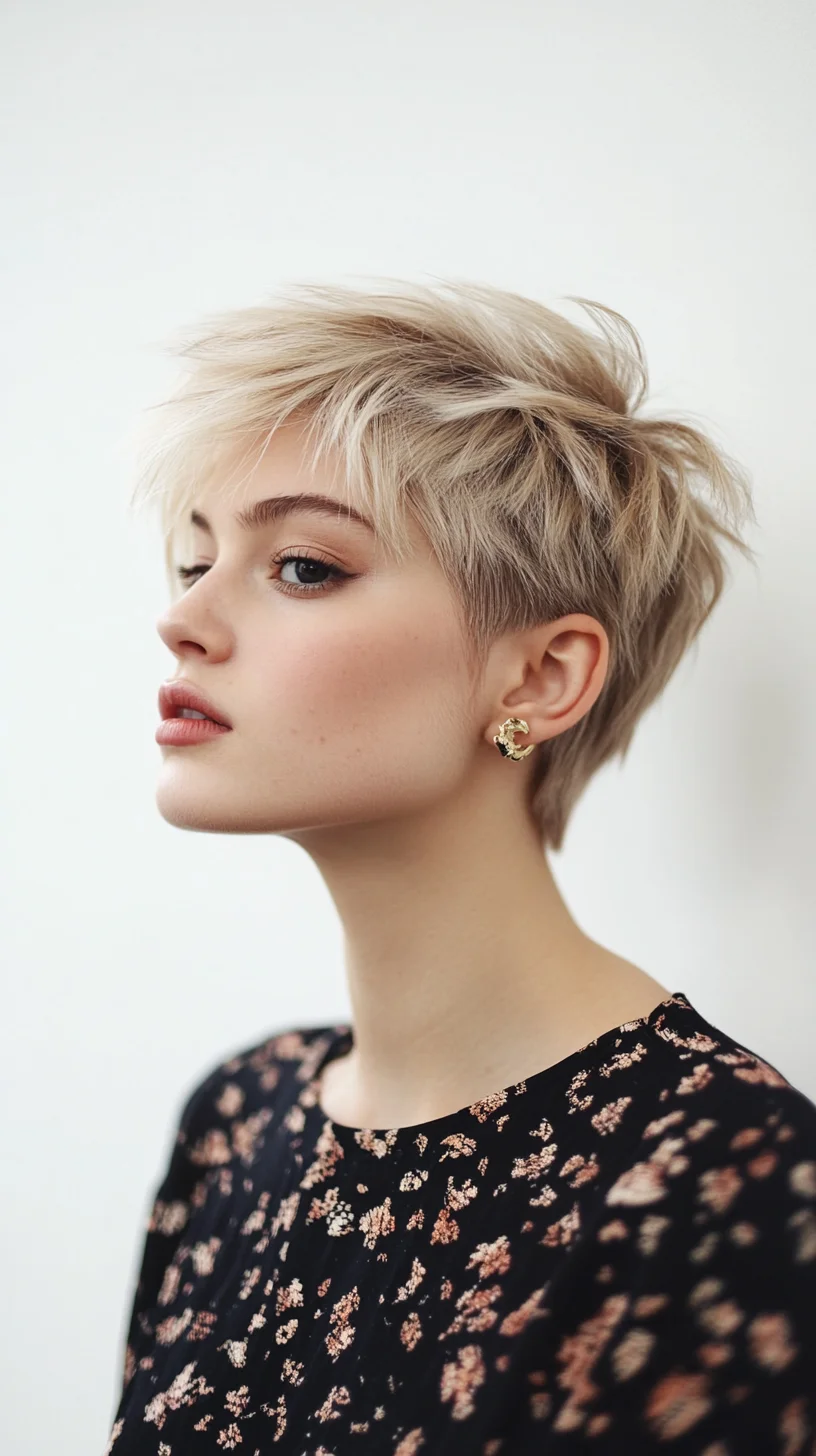 Effortlessly Chic Short Pixie: A Modern Statement of Style