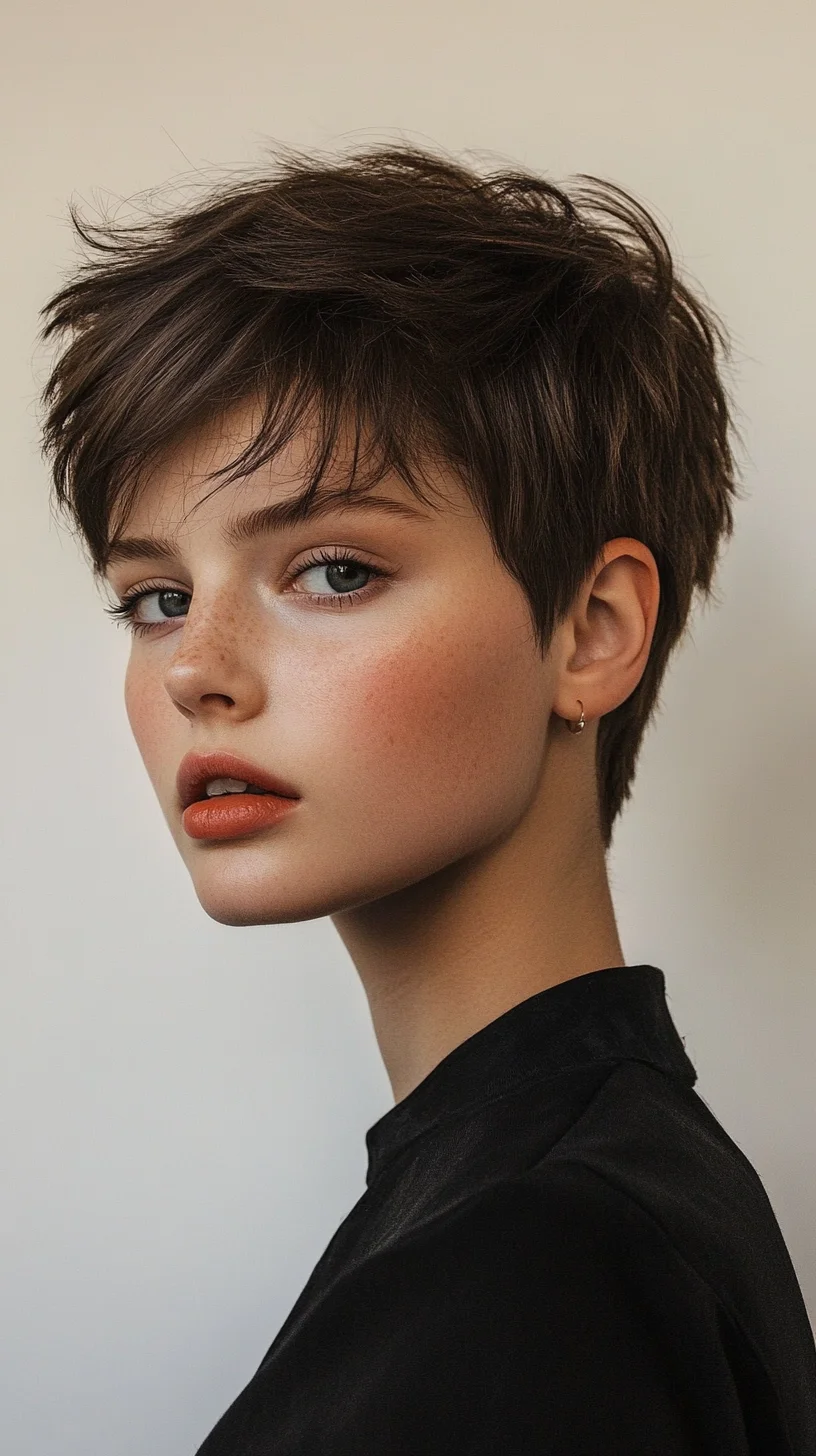 Effortlessly Chic Short Pixie: The Bold Haircut for Modern Elegance