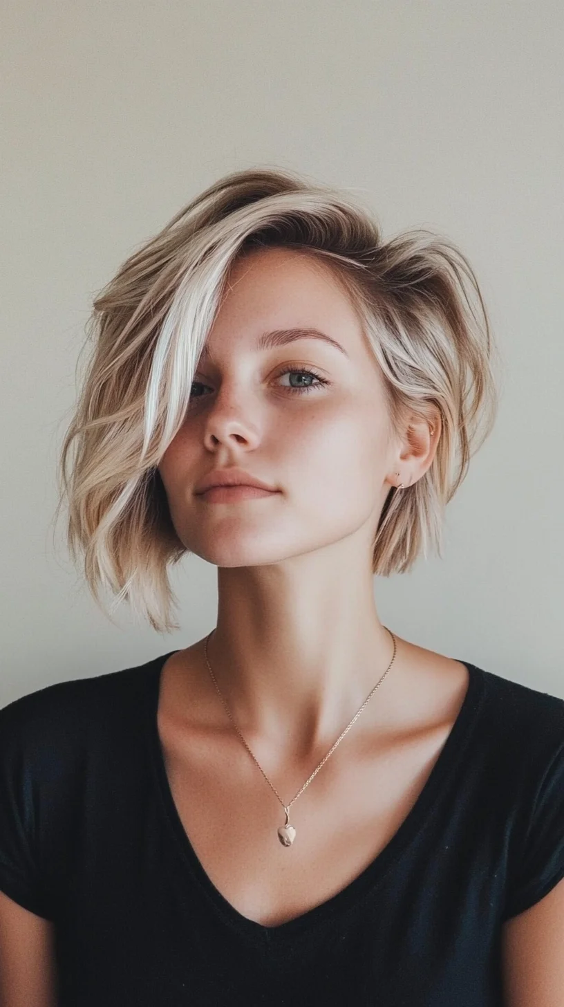 Effortlessly Chic Textured Bob: A Style for Every Occasion