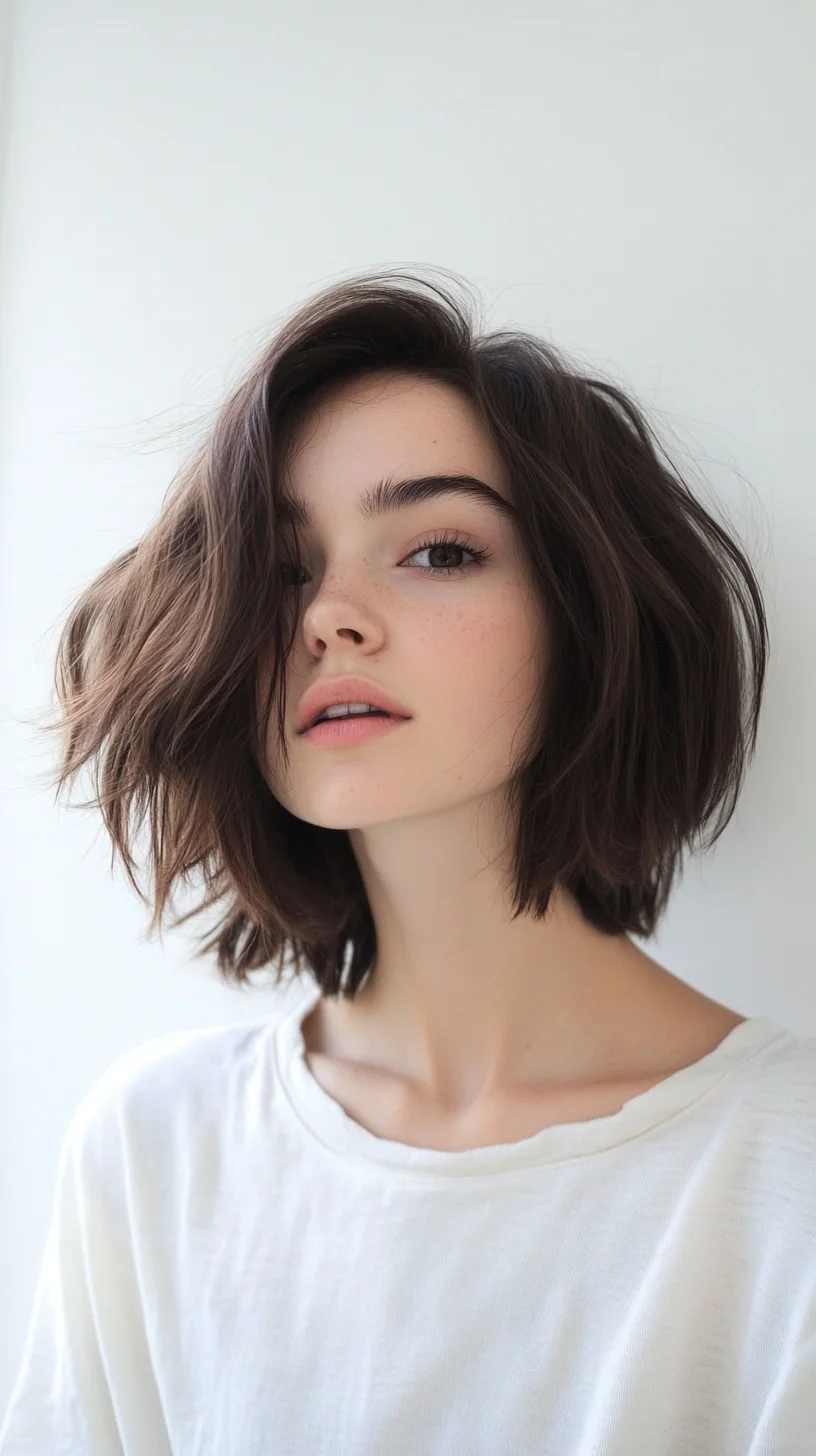 Effortlessly Chic Textured Bob: A Versatile Style for Everyone