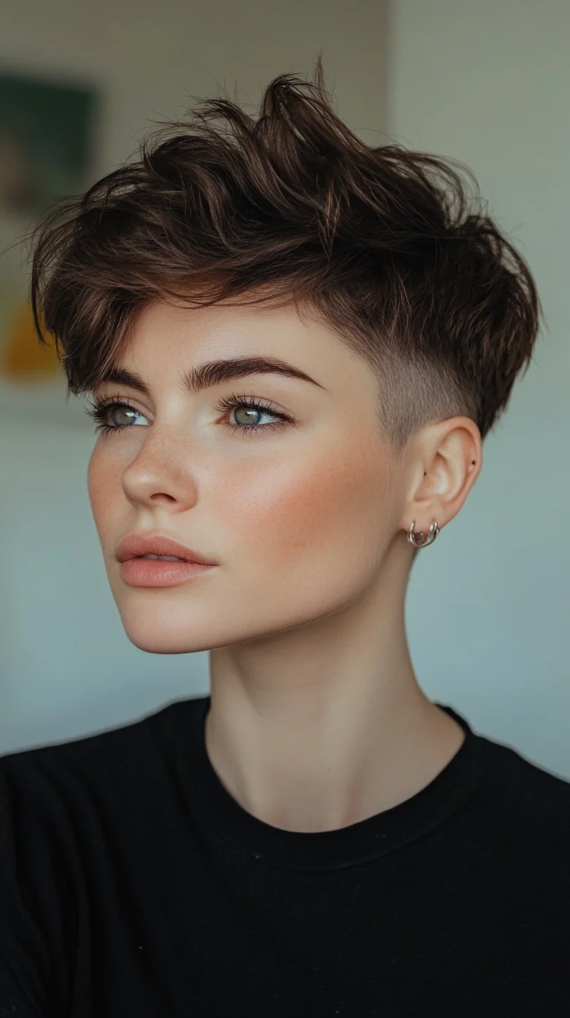 Effortlessly Chic Textured Crop: The Ultimate Short Hairstyle for Modern Elegance