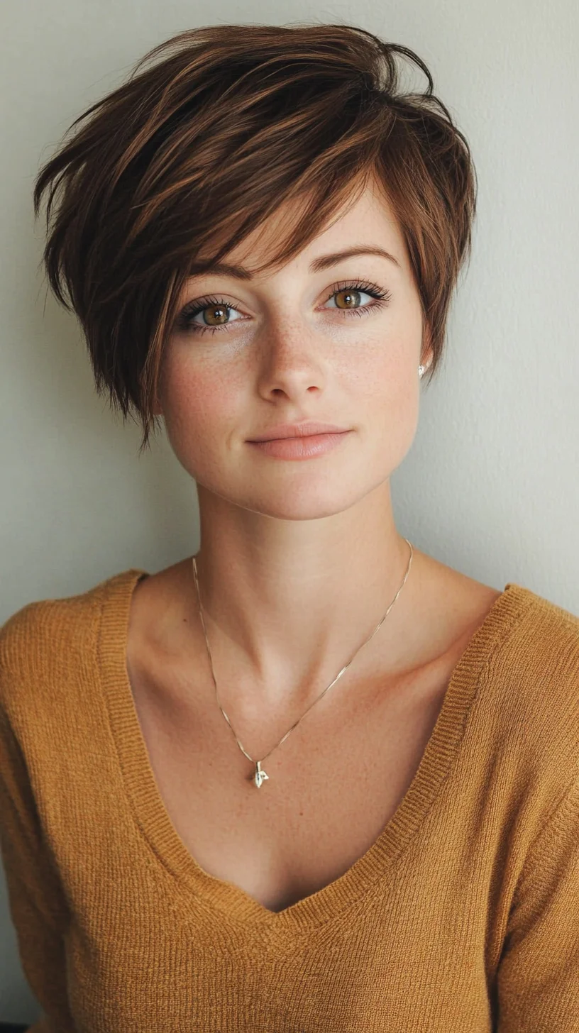 Effortlessly Chic Textured Pixie Cut for a Modern Look