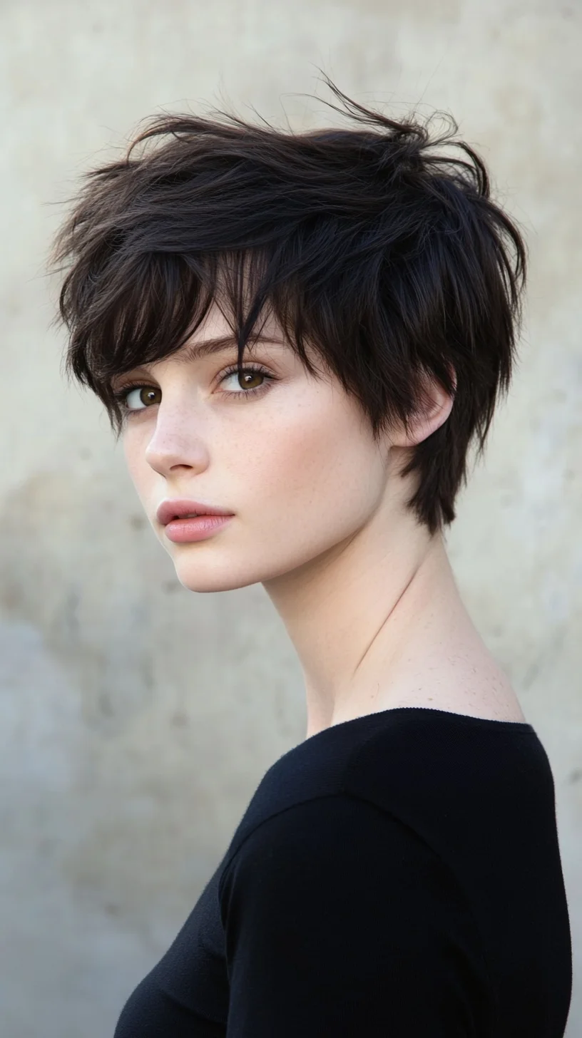 Effortlessly Chic Textured Pixie Cut: The Ultimate Low-Maintenance Style