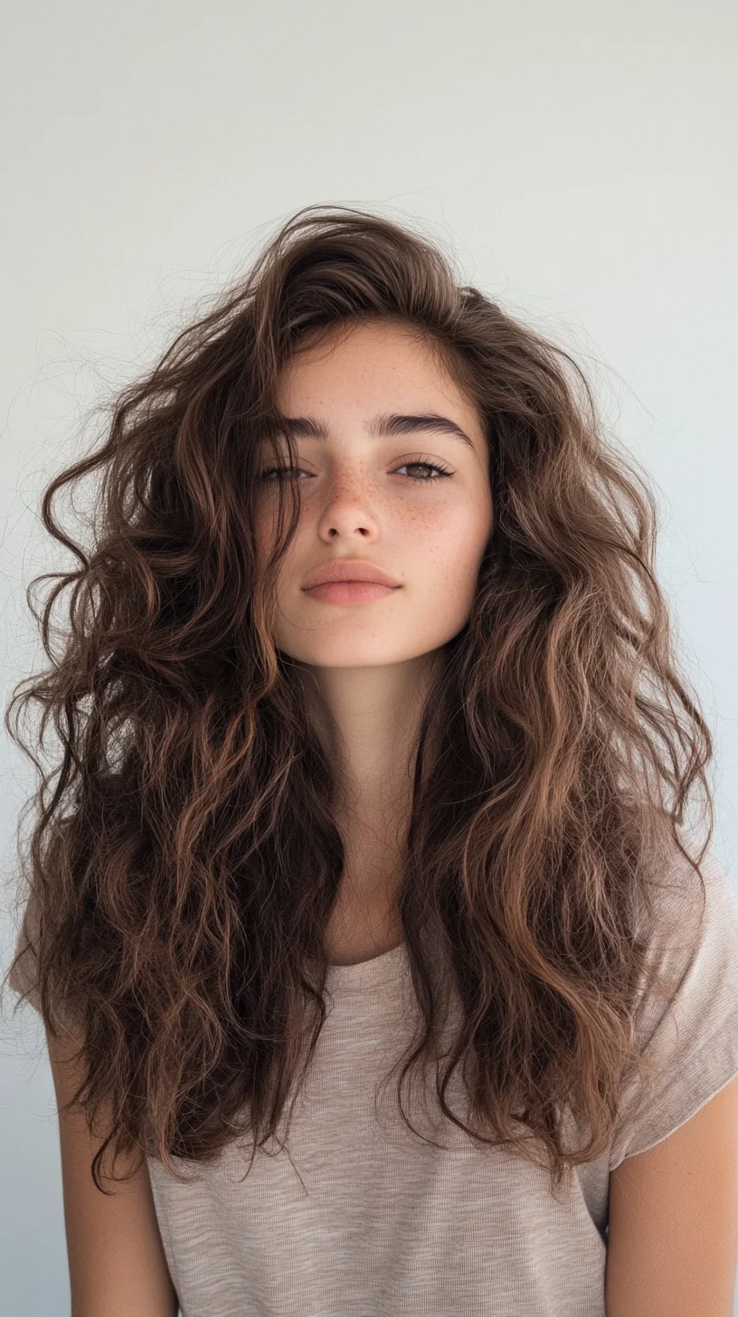 Effortlessly Chic: The Bohemian Wave Hairstyle