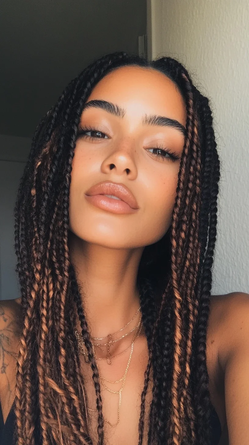 Effortlessly Chic: The Bold and Beautiful Box Braids