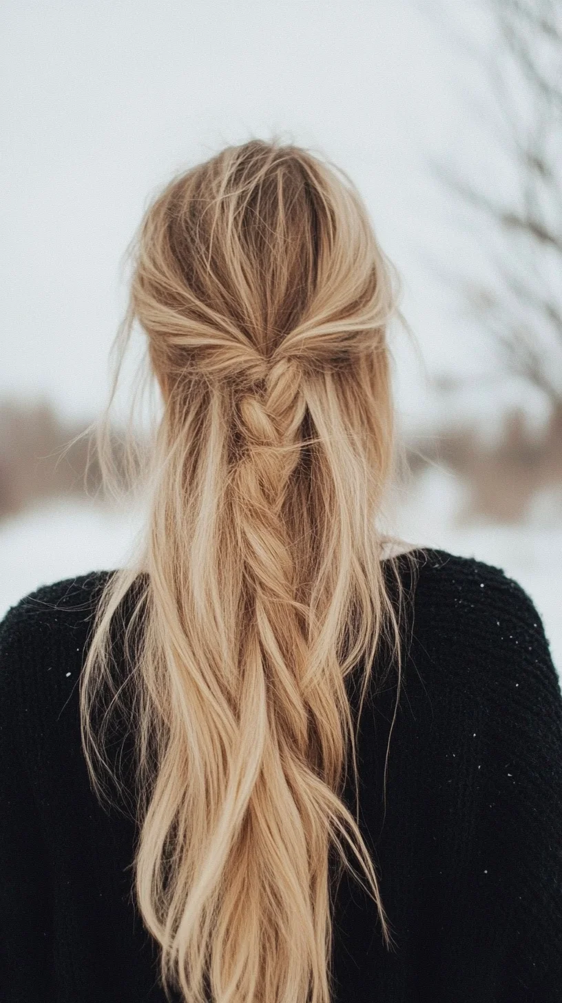 Effortlessly Chic: The Braided Half-Up Hairstyle