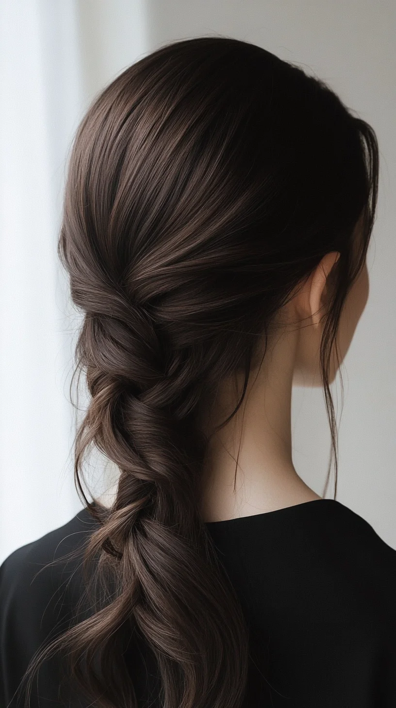 Effortlessly Chic: The Braided Twist for a Stylish Everyday Look