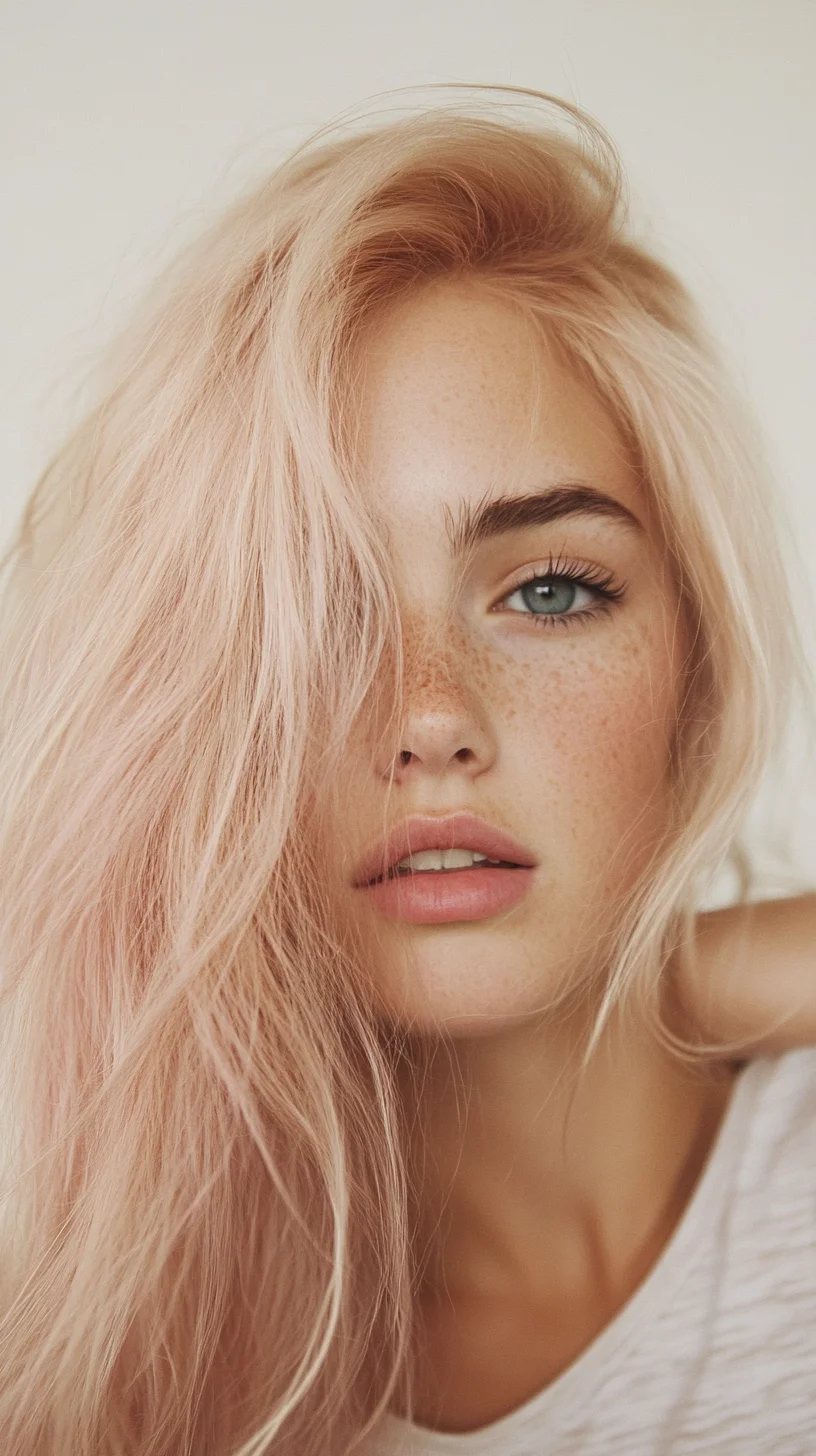 Effortlessly Chic: The Dreamy Blush Wave Hairstyle