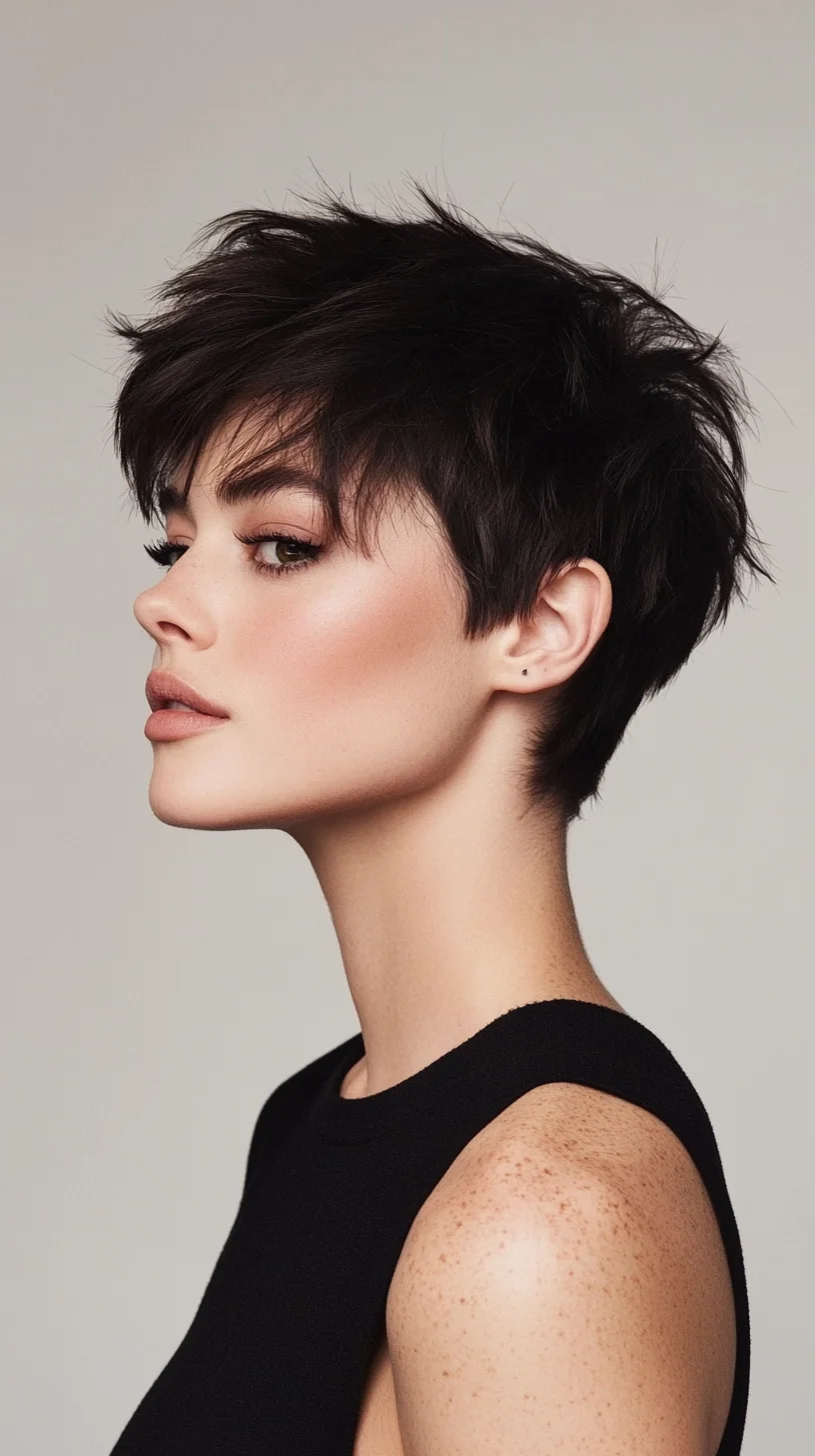 Effortlessly Chic: The Edgy Pixie Cut for Bold Personalities