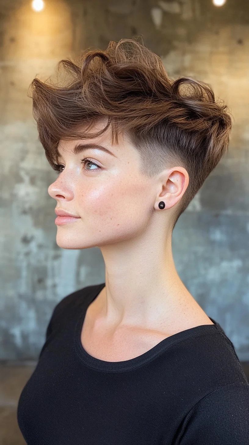 Effortlessly Chic: The Edgy Textured Pixie Cut for Modern Confidence