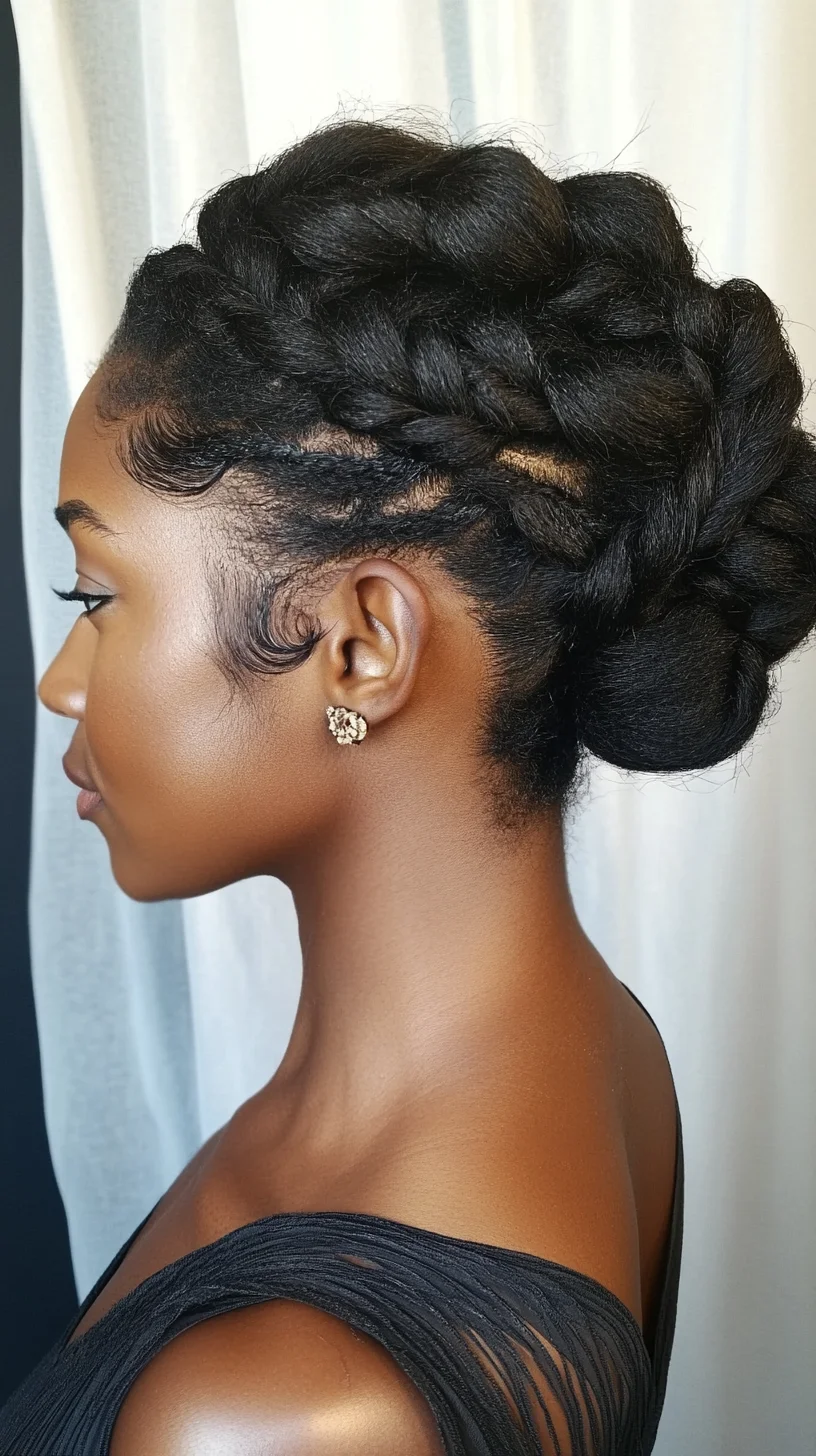 Effortlessly Chic: The Elegant Braided Bun for Any Occasion