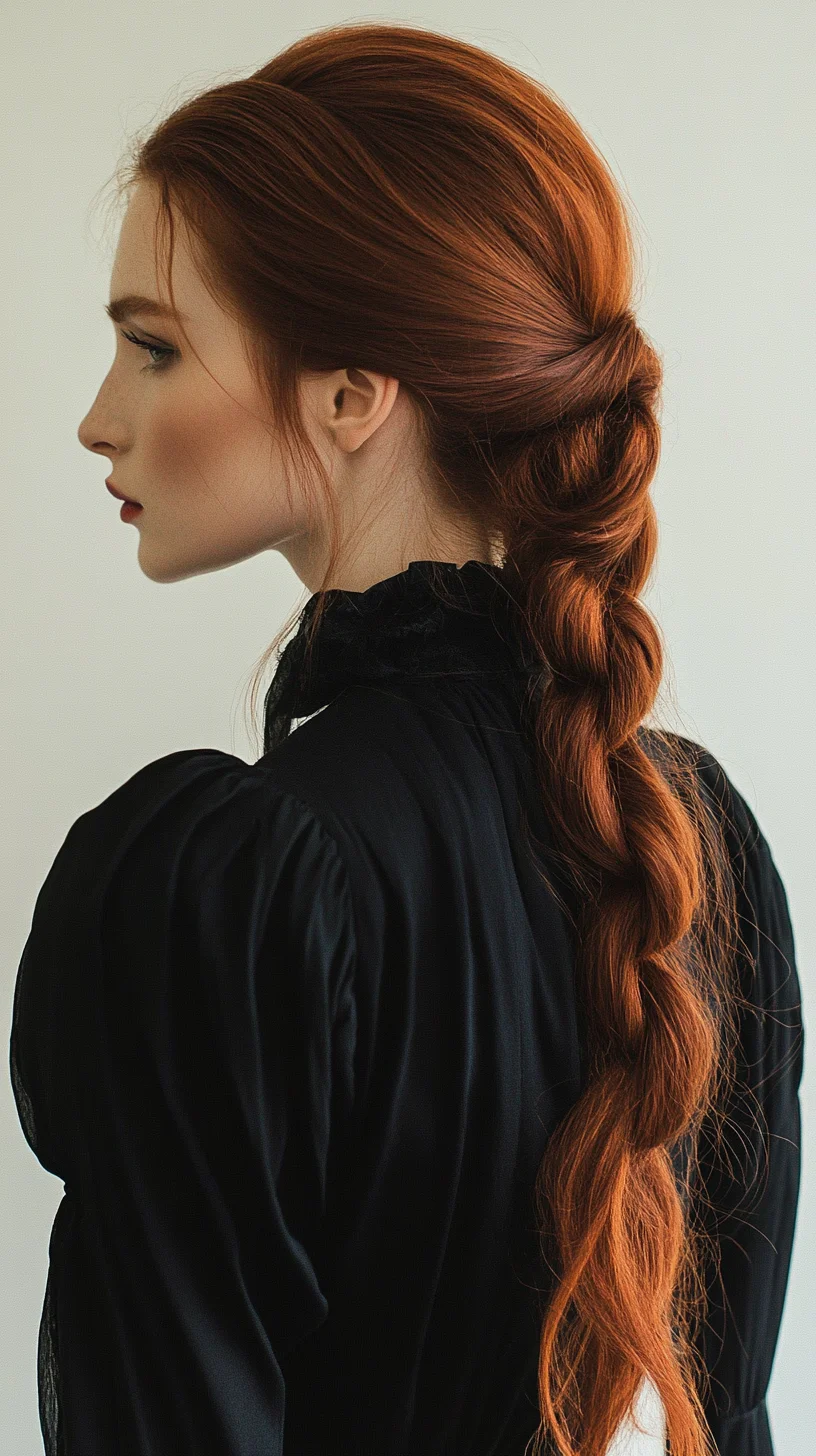 Effortlessly Chic: The Elegant Side Braid for a Sophisticated Look