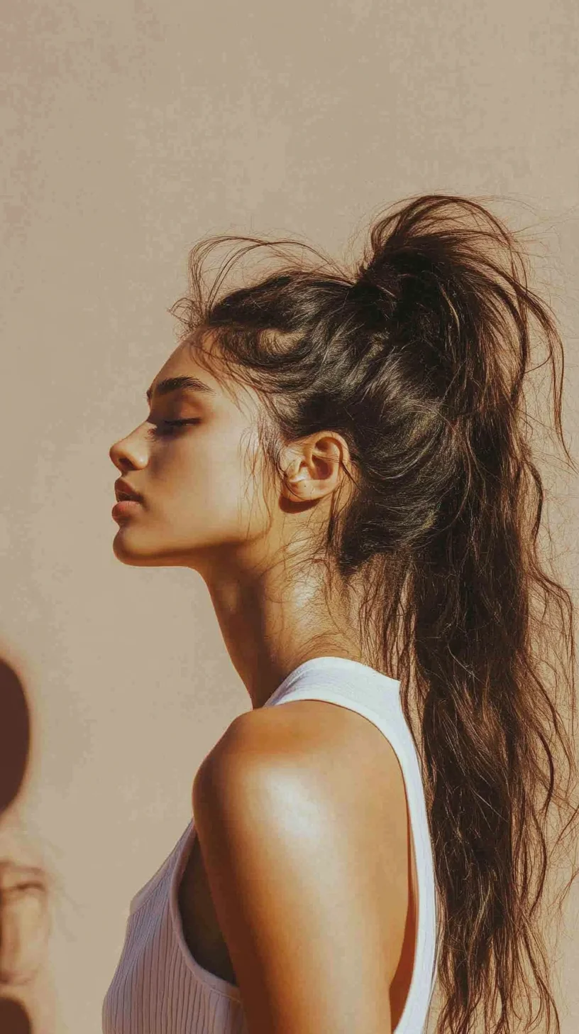 Effortlessly Chic: The High Textured Ponytail for Every Occasion