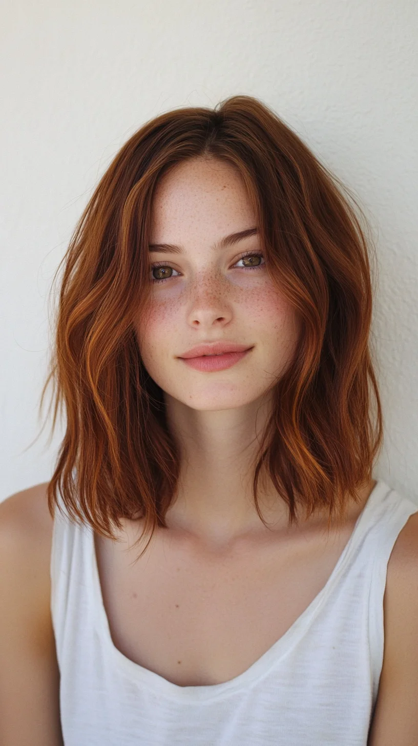 Effortlessly Chic: The Layered Beachy Bob